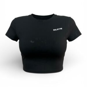 RILGYM Performance Kratka Majica - CRNA